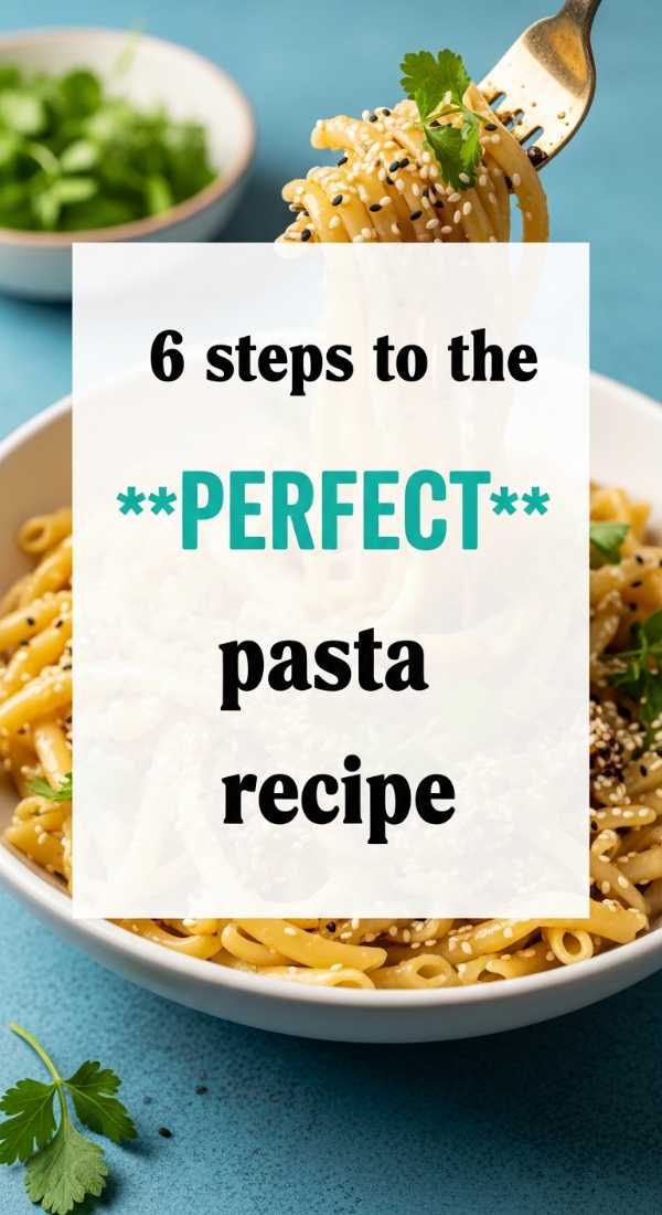 6 Steps To The Perfect Pasta Recipe 6a14421bcae5d