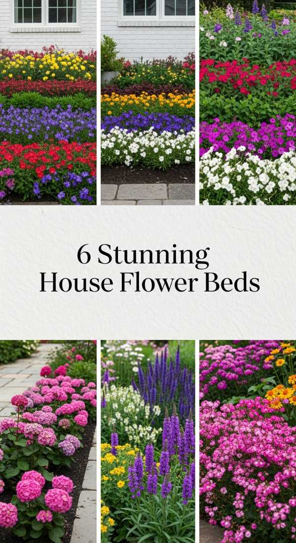 6 Stunning House Flower Beds 69fb075e61c40