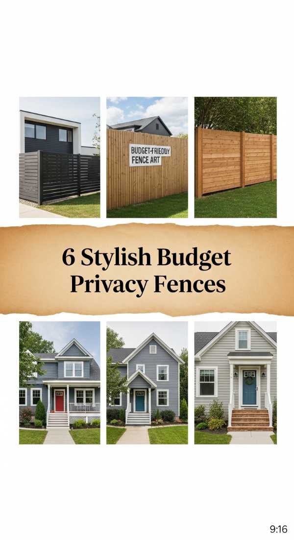 6 Stylish Budget Privacy Fences 6a04bc6a49371
