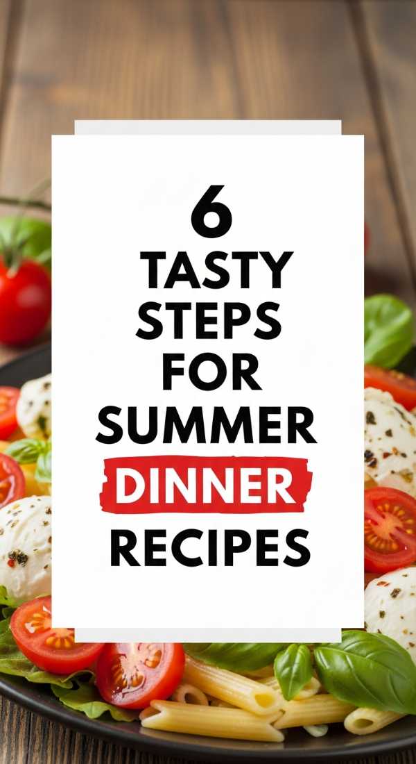 6 Tasty Steps For Summer Dinner Recipes 6a109f29b774b