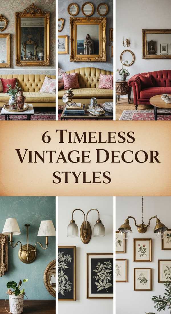 6 Timeless Vintage Decor Styles 6a035849eec41