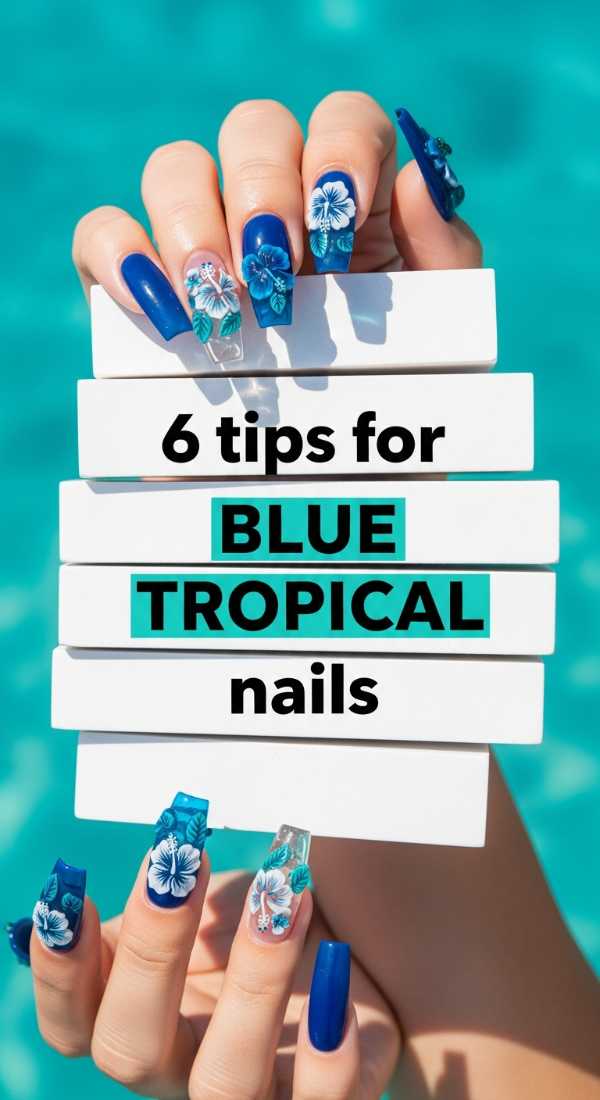 6 Tips For Blue Tropical Nails 69ff5ab36b14e