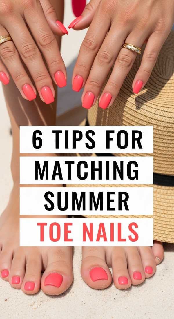 The 2026 Nail Edit: Aesthetic Styles You'll Be Seeing Everywhere 6 Tips For Matching Summer Toe Nails 69ff5aaea538d