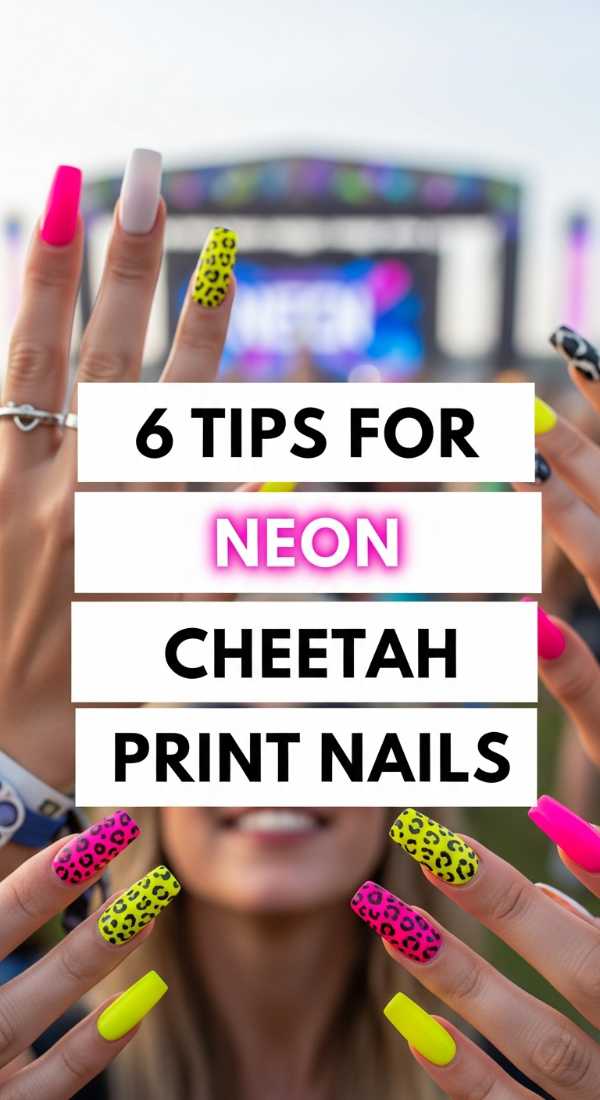 6 Tips For Neon Cheetah Print Nails 6a059cd8bc898