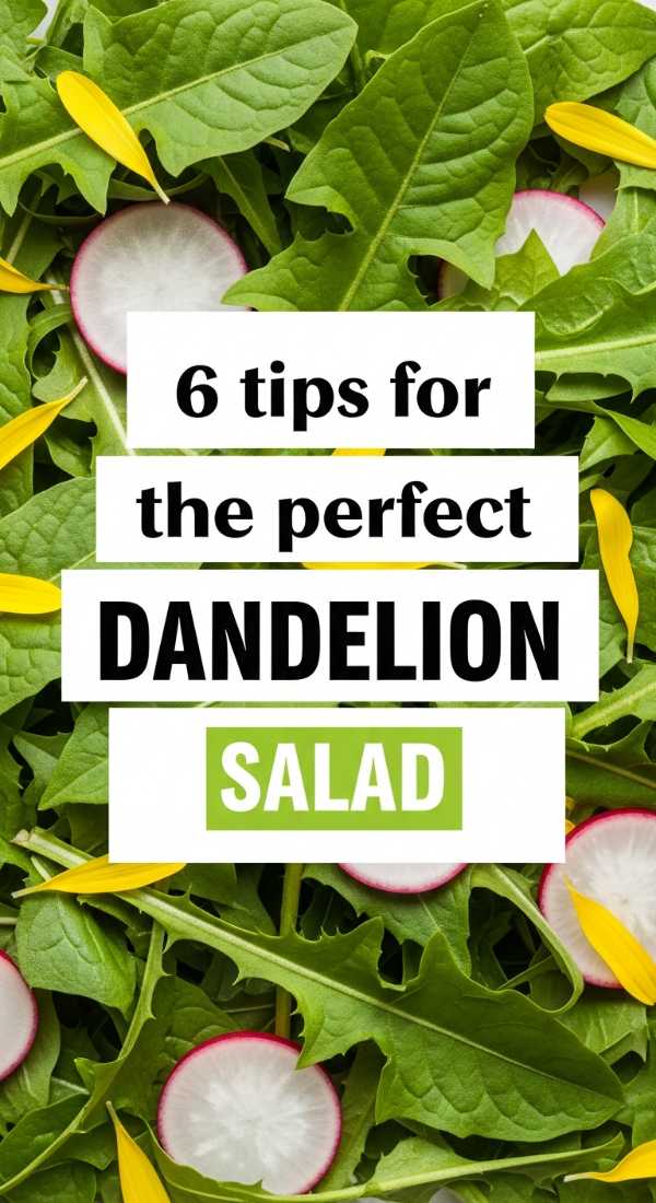 6 Tips For The Perfect Dandelion Salad 69fd8894a8f03