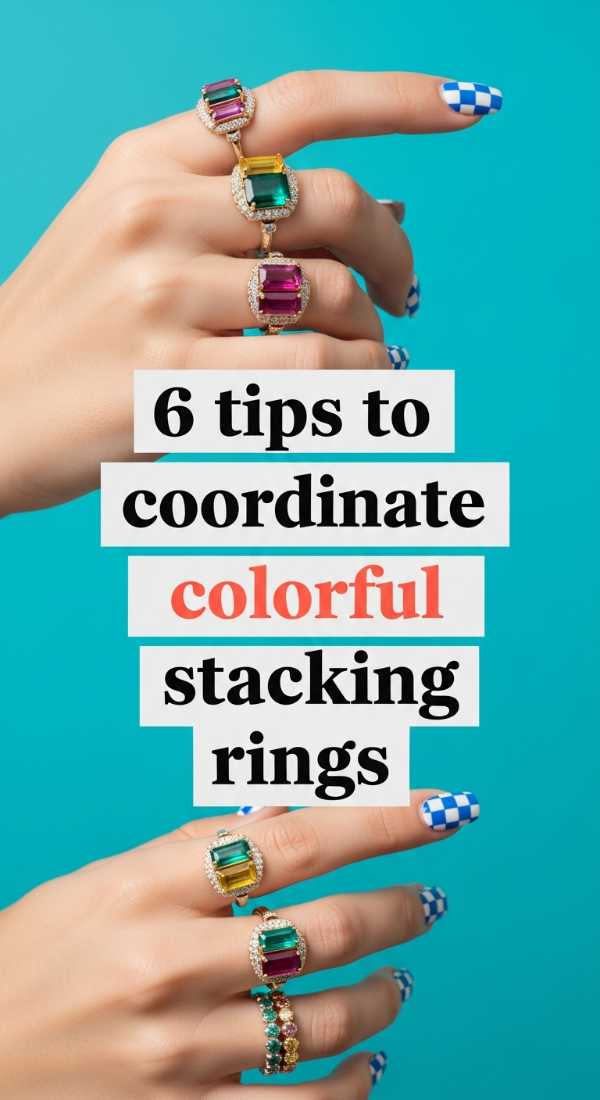6 Tips To Coordinate Colorful Stacking Rings 69f5e2c21e170
