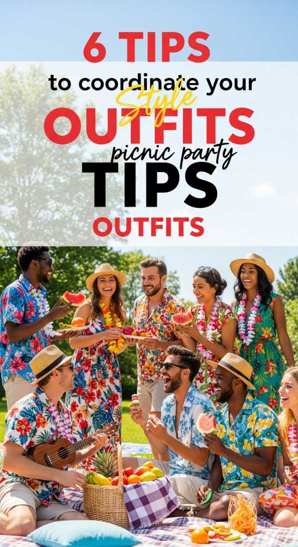 6 Tips To Coordinate Your Picnic Party Outfits 6a189fa98d7d5