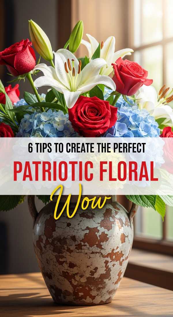 6 Tips To Create The Perfect Patriotic Floral Arrangement 6a0d98ac183cd