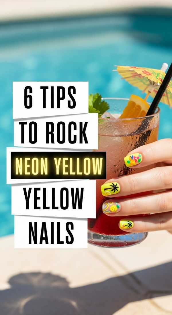 6 Tips To Rock Neon Yellow Nails 6a059ca279466