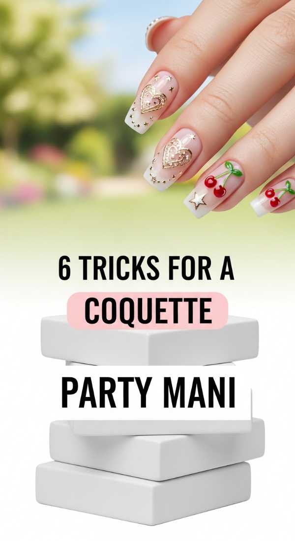 6 Tricks For A Coquette Party Mani 6a058dd42e942
