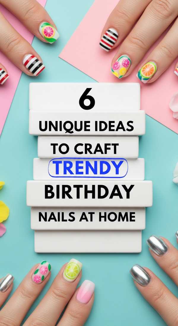 6 Unique Ideas To Craft Trendy Birthday Nails At Home 6a021e728852f