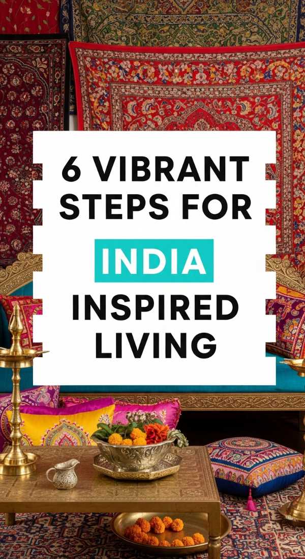 6 Vibrant Steps For India Inspired Living 69f48587d6bb0
