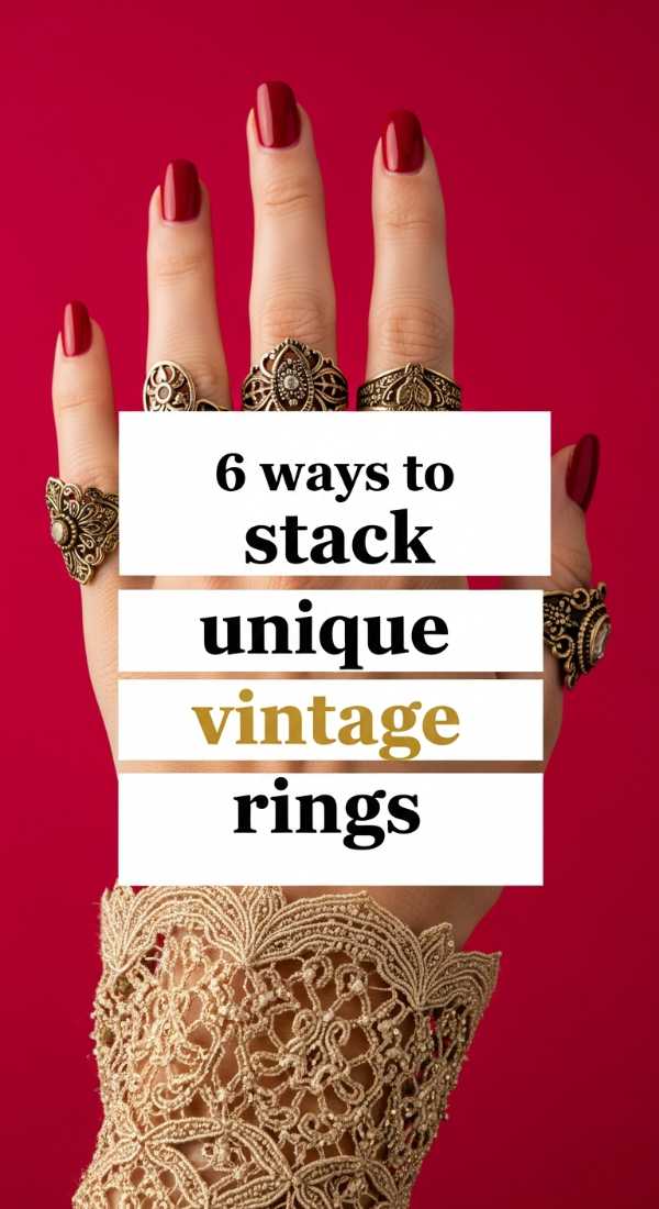 6 Ways To Stack Unique Vintage Rings 69f5e2c2d97ac