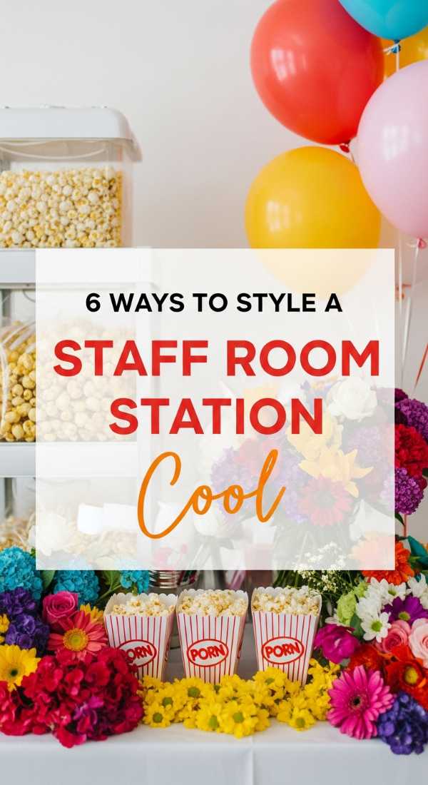 6 Ways To Style A Staff Room Appreciation Station 6a0572b644be9