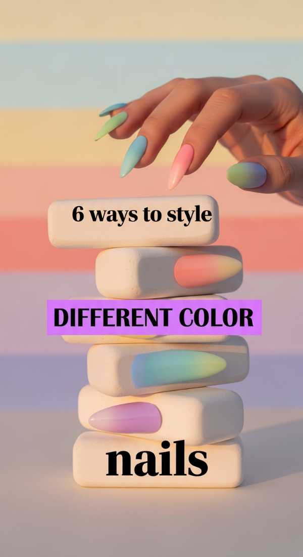 More is More: The Ultimate Guide to Maximalist Junk Nails 6 Ways To Style Different Color Nails 6a0f112c16f7a