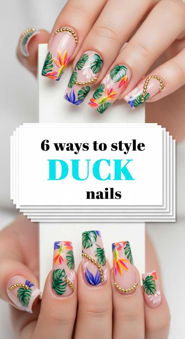 6 Ways To Style Duck Nails 6a0f0d9c74c28
