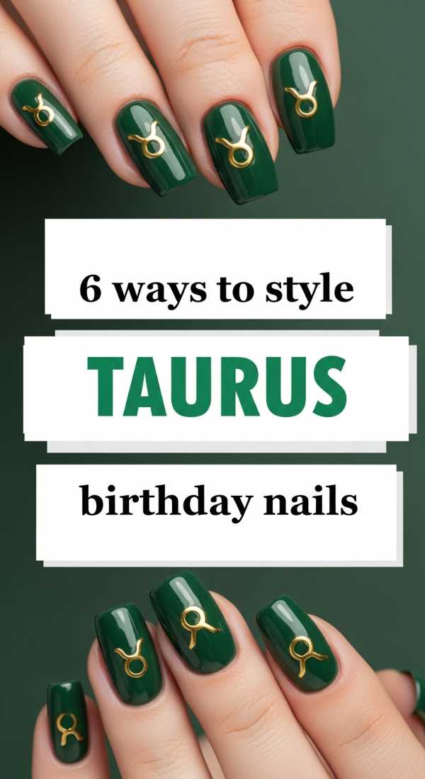 6 Ways To Style Taurus Birthday Nails 6a059caa5e124