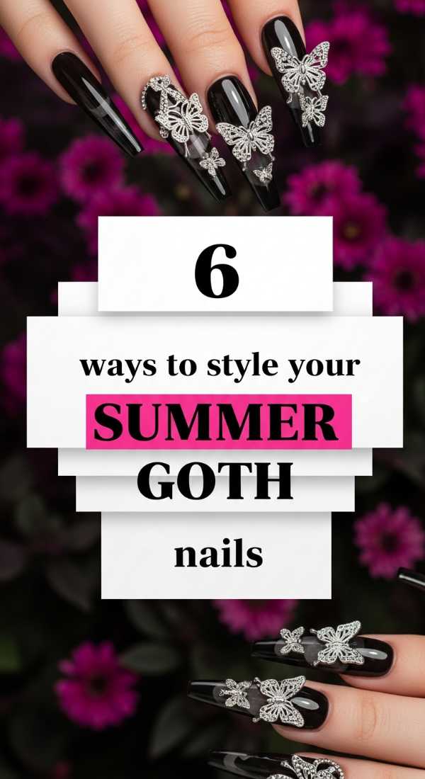 6 Ways To Style Your Summer Goth Nails 6a0599bd3da33