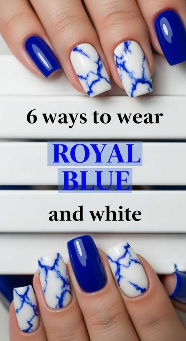 6 Ways To Wear Royal Blue And White 69f4c31cac459