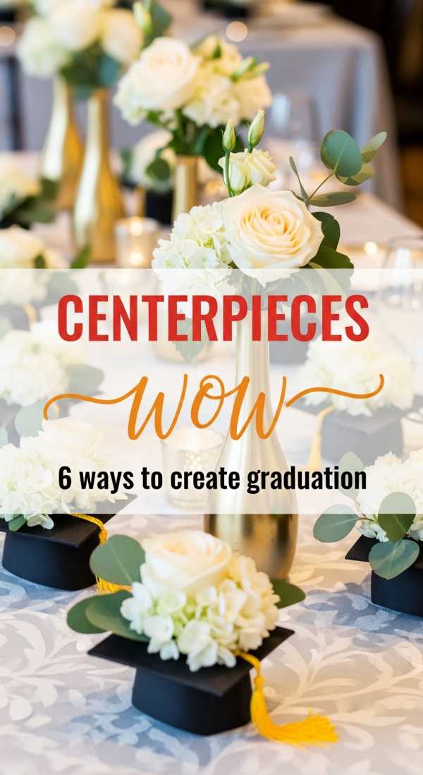 6 Wow Ways To Create Graduation Table Centerpieces 6a002e3ce7fd0