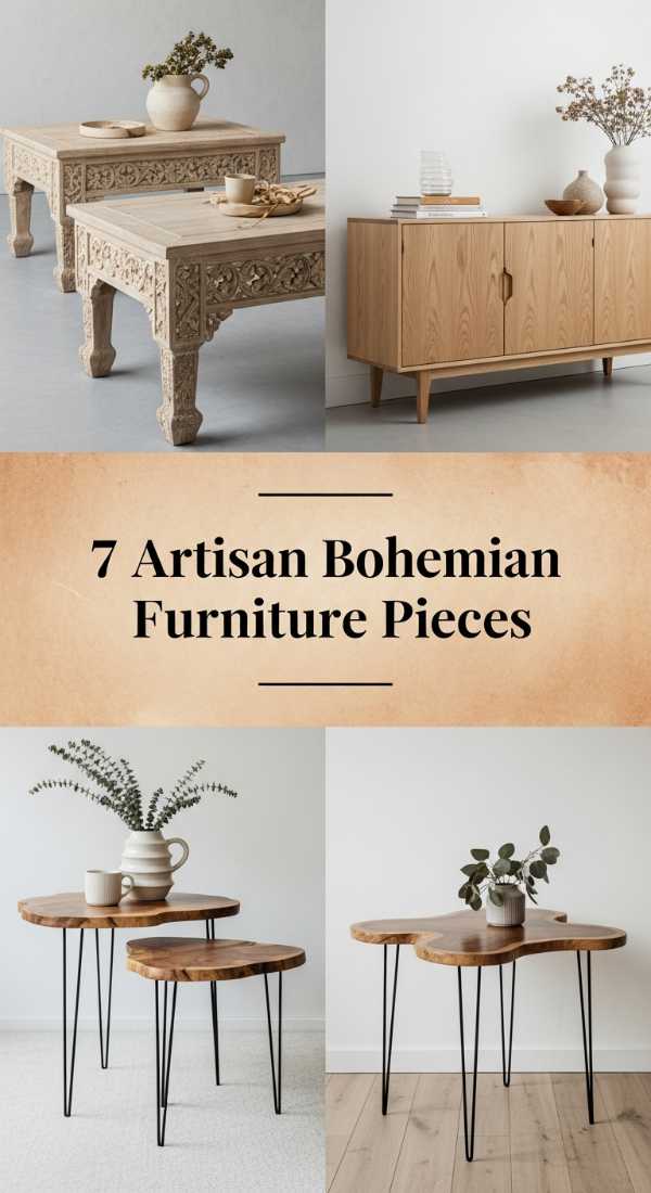 Elevated Wanderlust: How to Master Modern Luxury Bohemian Style 7 Artisan Bohemian Furniture Pieces 6a0ea341ce8d6