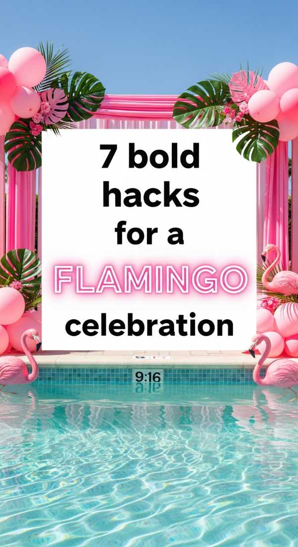 7 Bold Hacks For A Flamingo Celebration 6a057eb69d71c