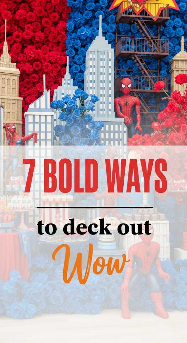 7 Bold Ways To Deck Out Spiderman Parties 6a0577ac4bec8