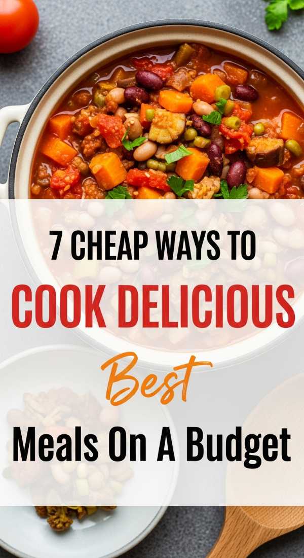 7 Cheap Ways To Cook Delicious Meals On Budget 6a045a9bac635