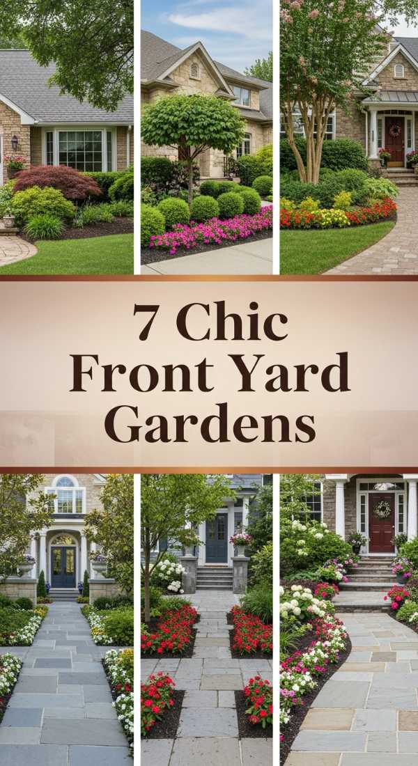 7 Chic Front Yard Gardens 6a04b78764eac