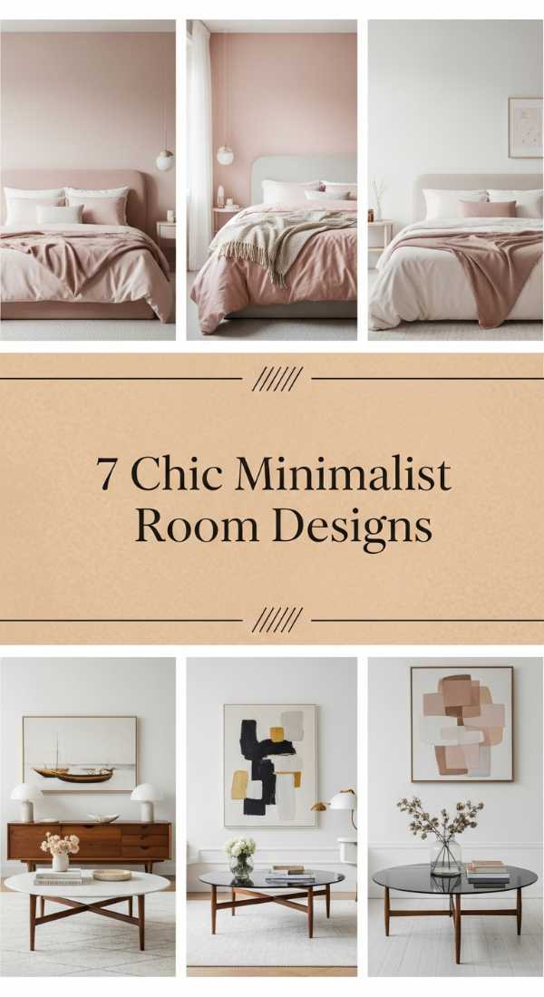 Minimalist Magic: How to Balance Simplicity and Snugness 7 Chic Minimalist Room Designs 6a0ea14d383bc