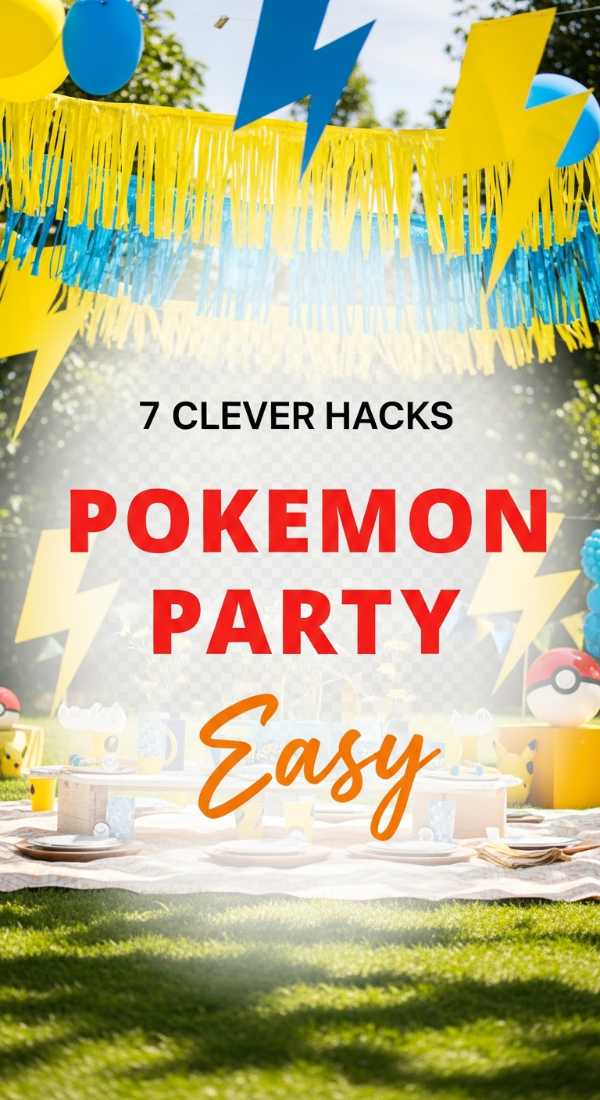 7 Clever Hacks For Easy Pokemon Birthday Party Decorations 6a056fa383d98