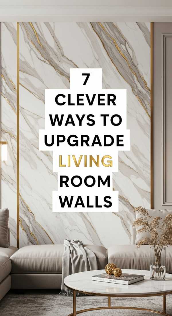 Modern Wall Design Masterclass: Transform Any Room Like a Pro 7 Clever Ways To Upgrade Living Room Walls 69fb2236578da