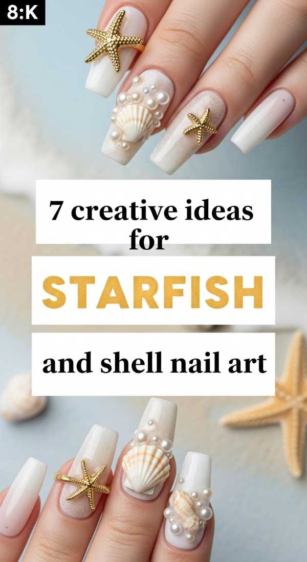 7 Creative Ideas For Starfish And Shell Nail Art 6a0f0d96be153