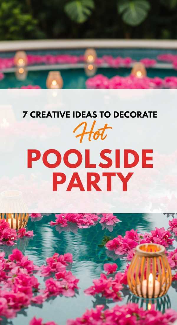 7 Creative Ideas To Decorate Poolside Party Florals 69f721f34f2f0