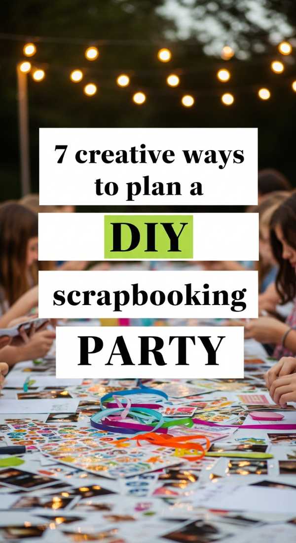 10 DIY Party Decor Hacks to Transform Your Space on a Budget 7 Creative Ways To Plan A Diy Scrapbooking Party 6a0deee217567