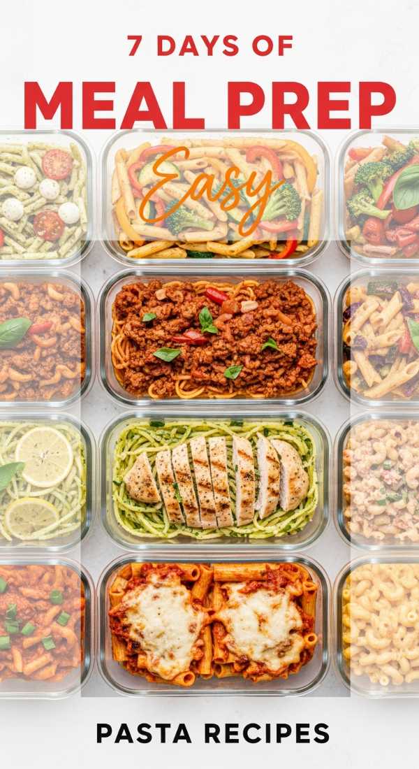 7 Days Of Meal Prep Pasta Recipes Made Easy 6a044b121d719