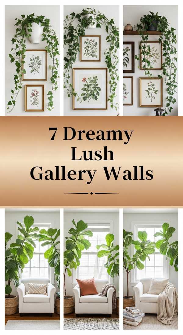 7 Dreamy Lush Gallery Walls 6a1b0c5dc186b