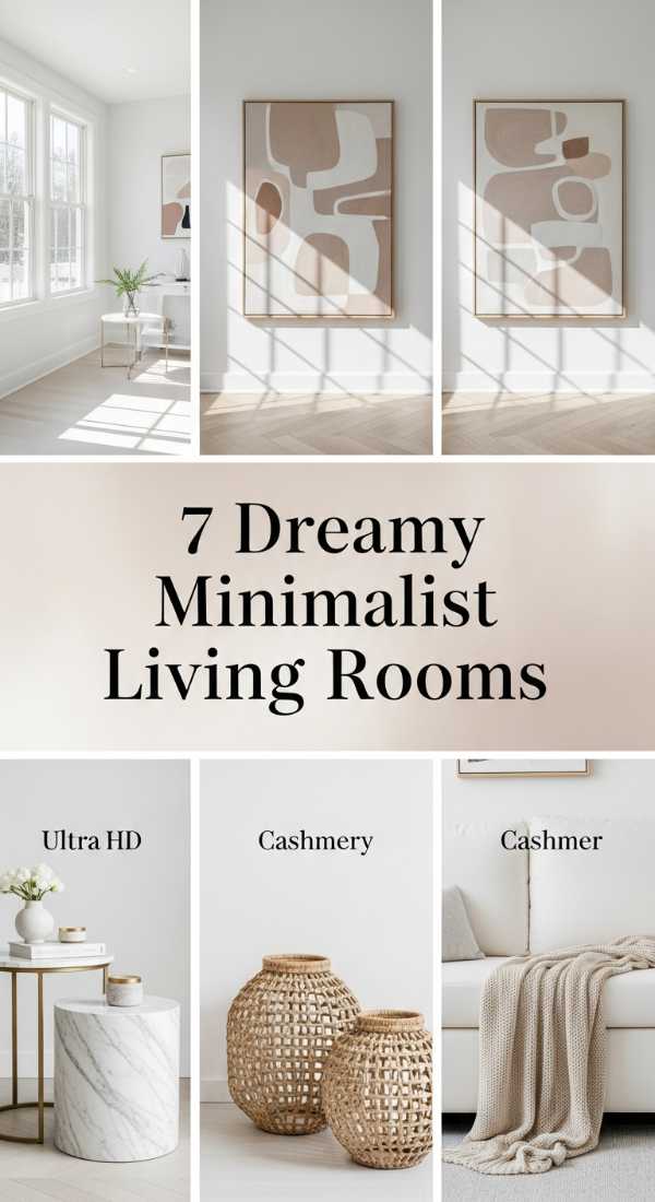 7 Dreamy Minimalist Living Rooms 6a1b2295e7618