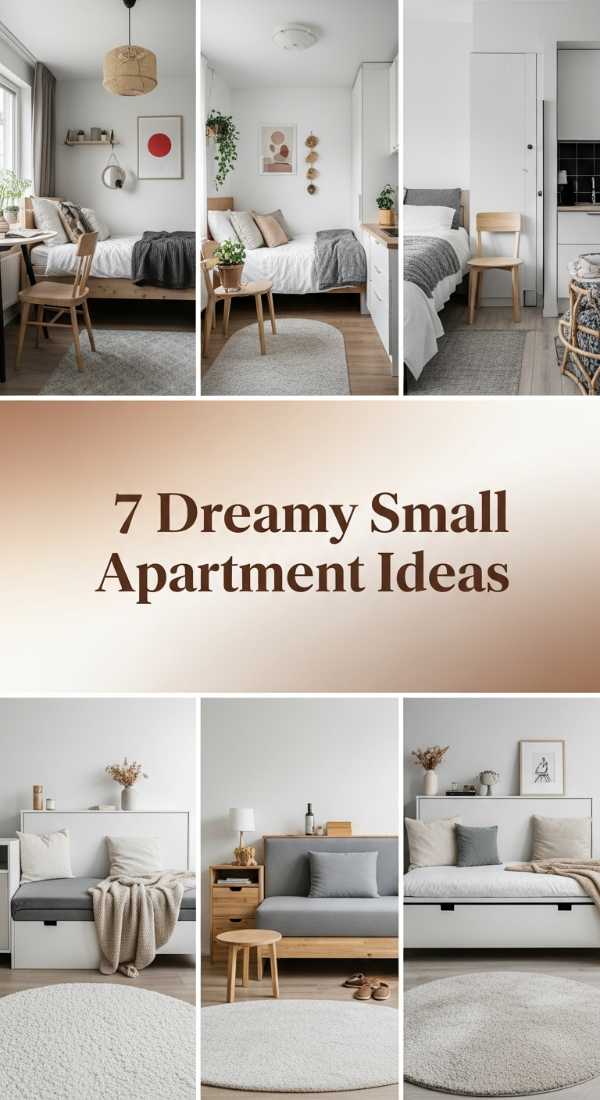 7 Dreamy Small Apartment Ideas 6a1b0c3c29297