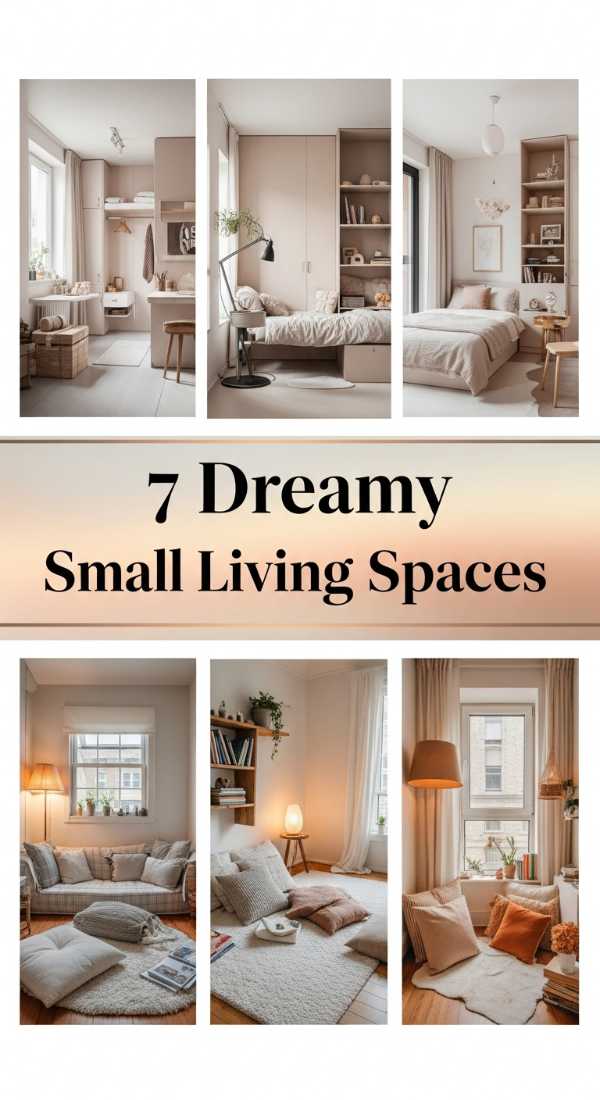 Tiny Home, Big Comfort: Mastering the Cozy Minimalist Look 7 Dreamy Small Living Spaces 6a1b229e3e344
