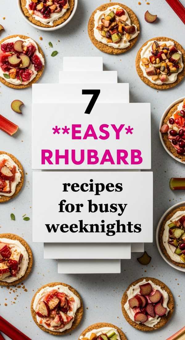 7 Easy Rhubarb Recipes For Busy Weeknights 69fd8a9264ef8