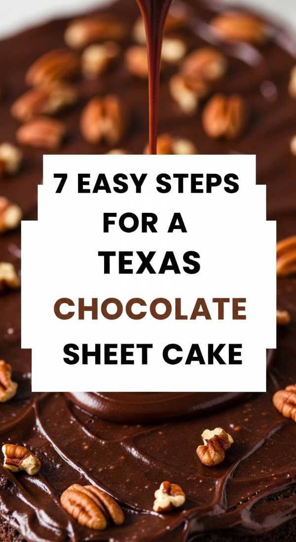 7 Easy Steps For A Texas Chocolate Sheet Cake 6a06c38a720d2