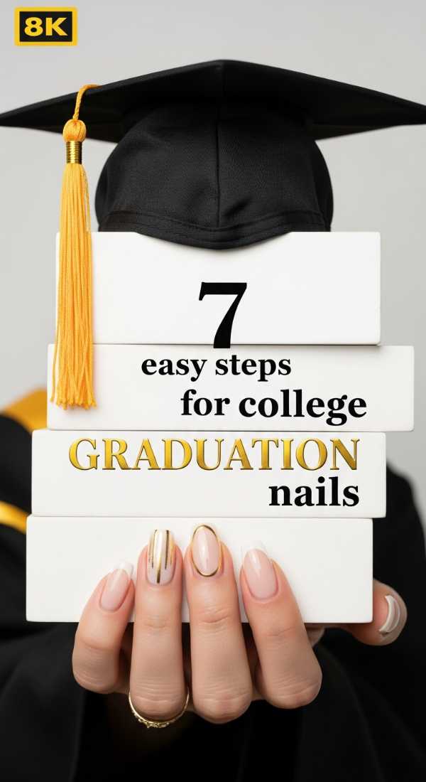 7 Easy Steps For College Graduation Nails 6a0595c96184f
