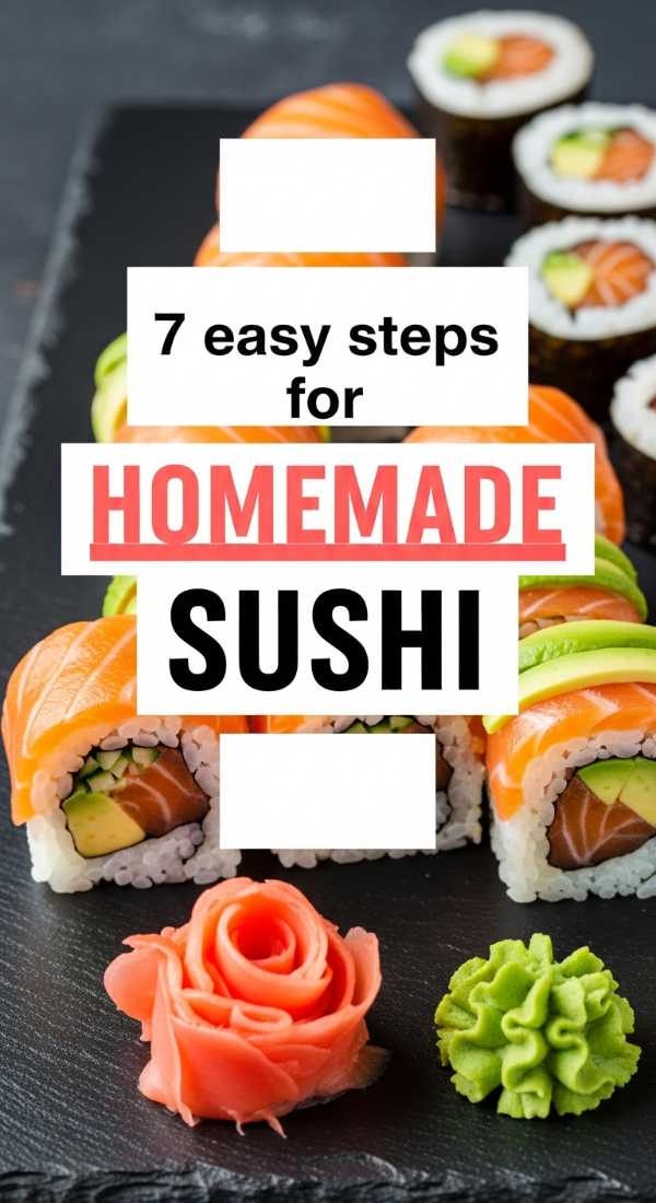 7 Easy Steps For Homemade Sushi Rolls 69f4425987ade