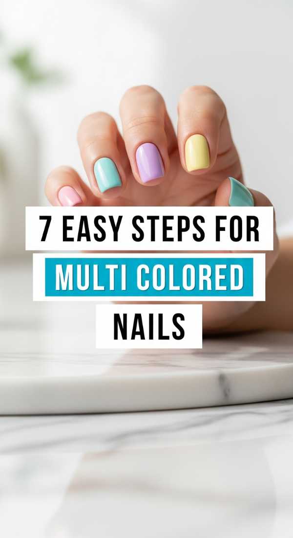 7 Easy Steps For Multi Colored Nails 6a0f0ba04f952