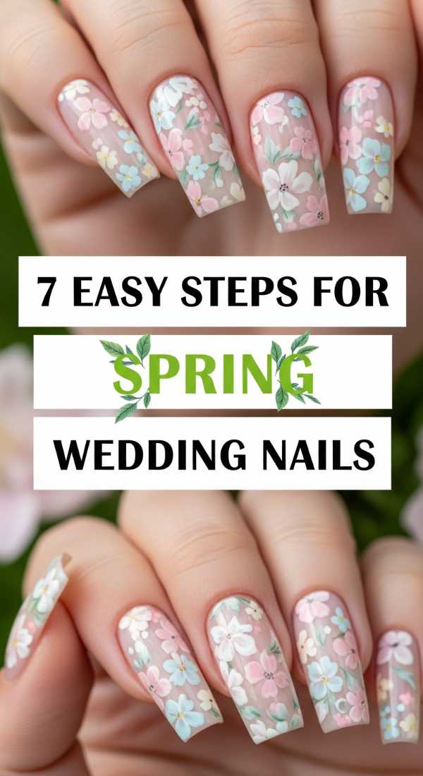 7 Easy Steps For Spring Wedding Nails 69f876ea0c8df