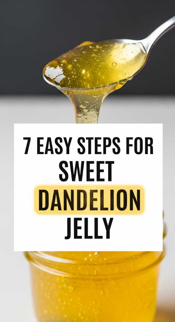 7 Easy Steps For Sweet Dandelion Jelly 69fd88a1cfcdc