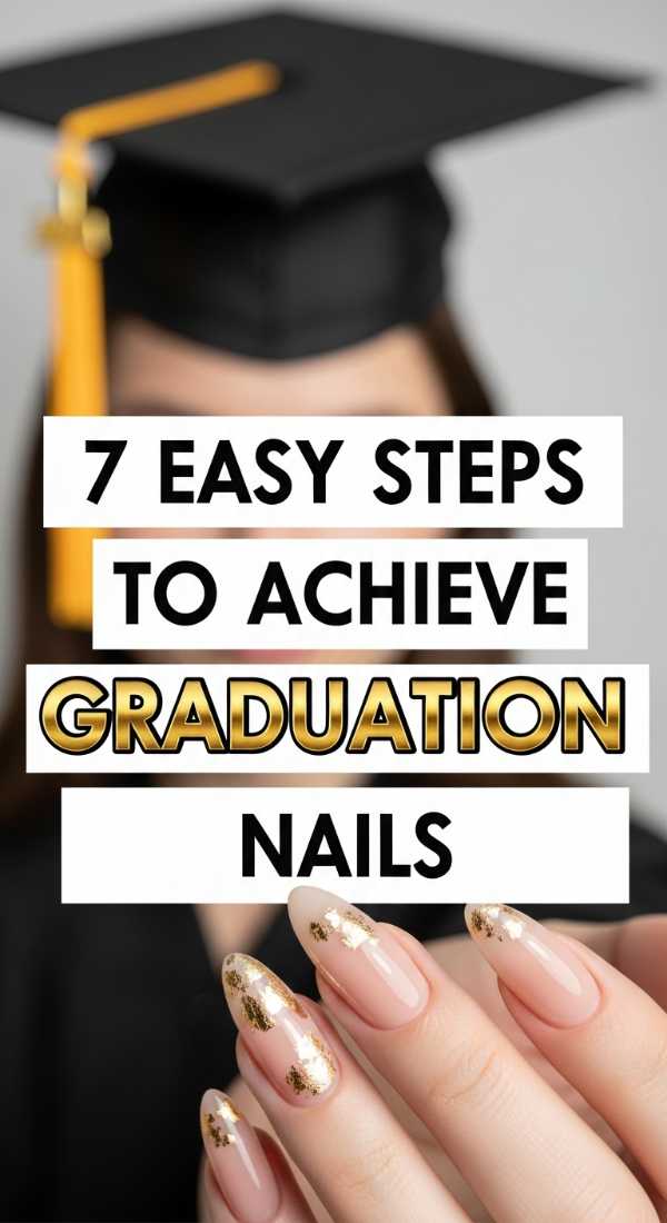 7 Easy Steps To Achieve Graduation Nails 6a059fa437af1