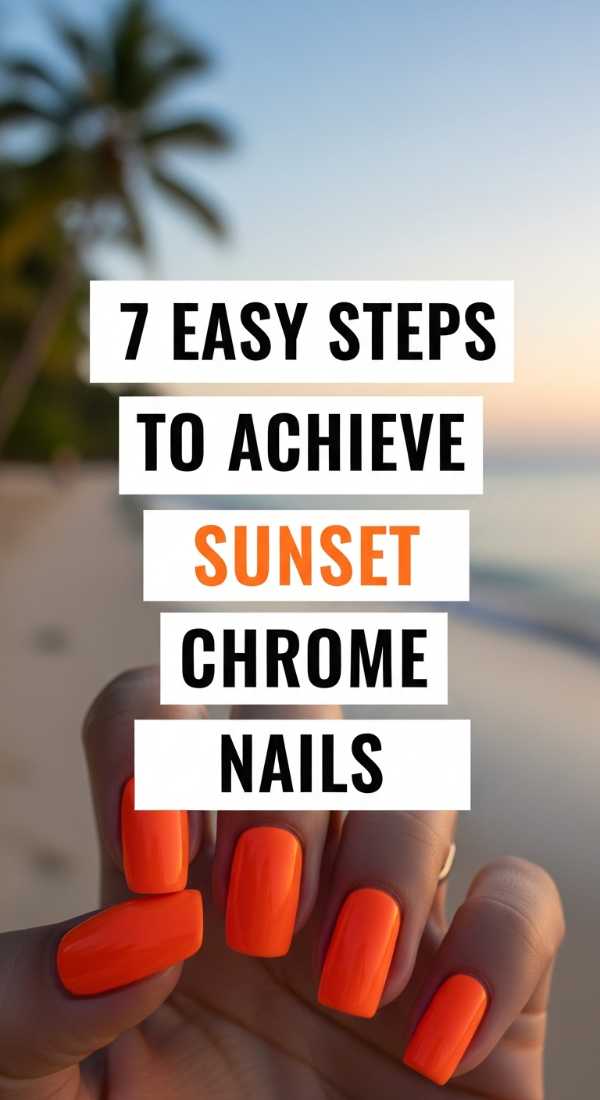 7 Easy Steps To Achieve Sunset Chrome Nails 6a059b38b6eee