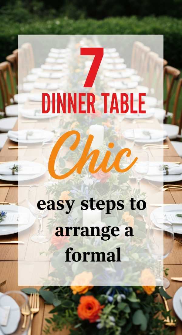 The Grad Party Playbook: Stunning Decor & Stress-Free Planning Tips 7 Easy Steps To Arrange A Formal Dinner Table 6a002e3b55152